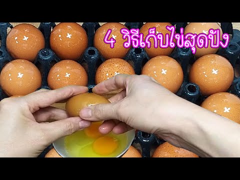 4 วิธีเก็บไข่สุดปัง ไว้ใช้ข้ามปี How to Eggs Keep