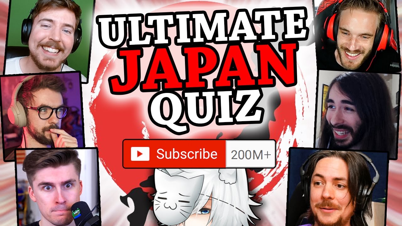 I Asked MASSIVE YouTubers to Try this IMPOSSIBLE Japan Quiz