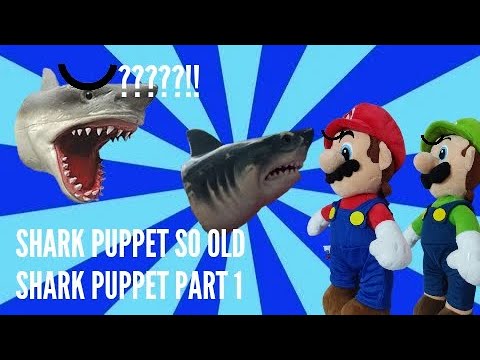 Shark Puppet so old shark Puppet Part 1 - YouTube