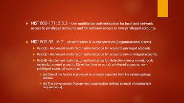 NIST 800 171 and 800 53: Multi-Factor Authentication and where does SMS fit in