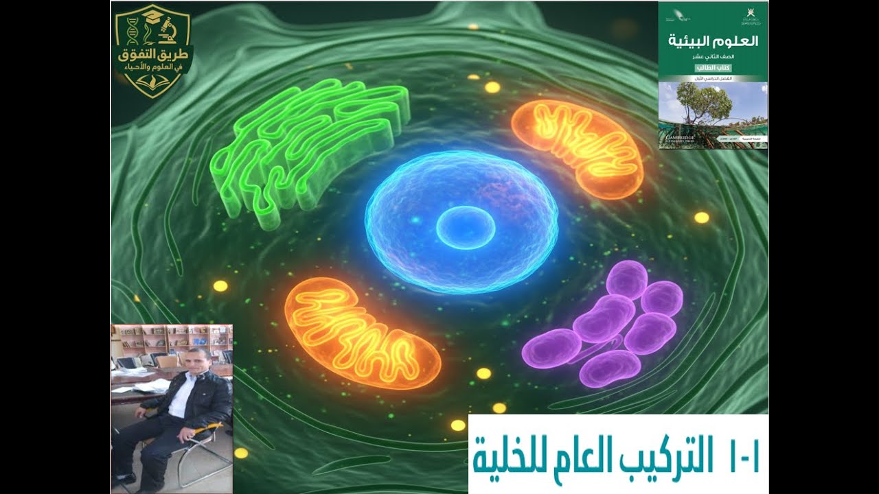 التركيب العام للخلية: رحلة استكشافية إلى أعماق الخلية.. ثاني عشر علوم بيئة اول