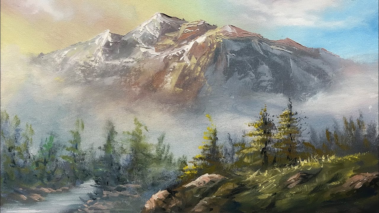 Easy Landscape Painting Step By Step Painting Tutorial How To Paint Maxresdefault