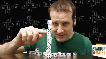 The Numbers in Dice Stacking and Balancing