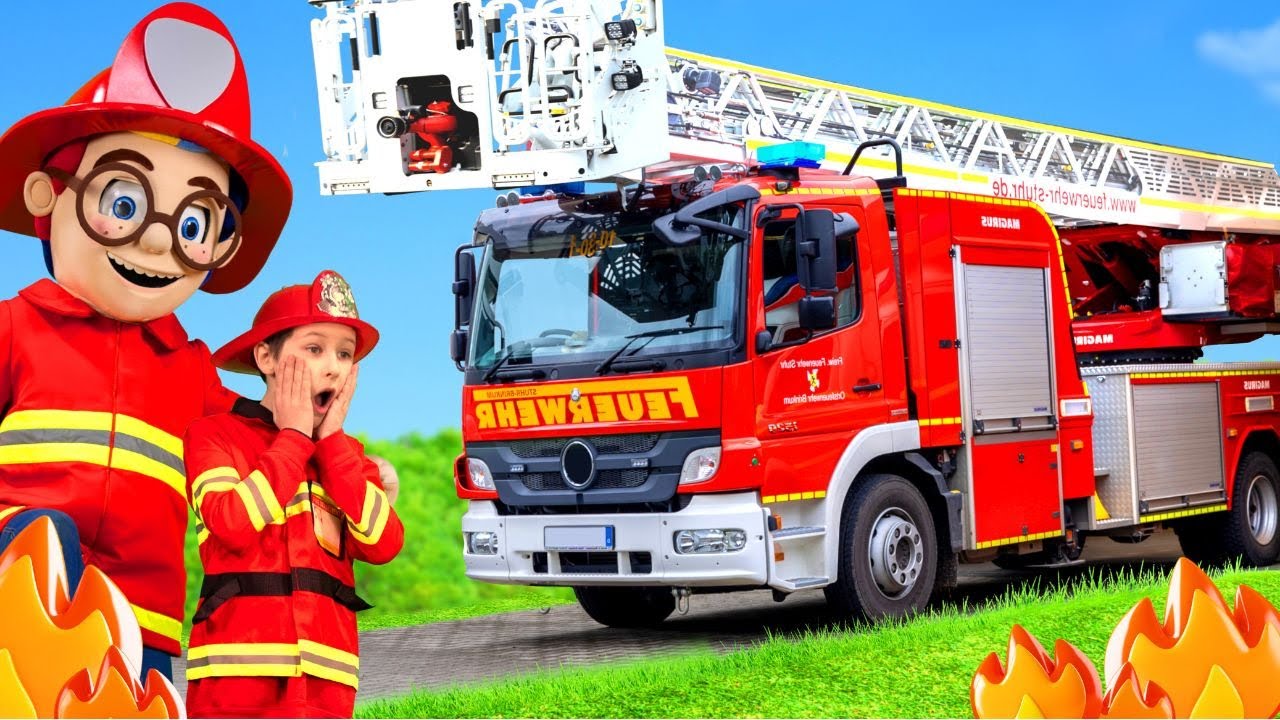 Stories for Kids with a Real Fire Truck