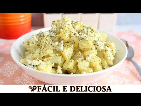 Vídeo: Salada De Batata Com Queijo Azul