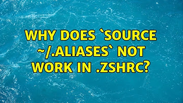 Why does `source ~/.aliases` not work in .zshrc?