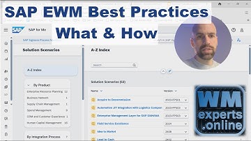Around SAP EWM - Best Practices explained - What & How