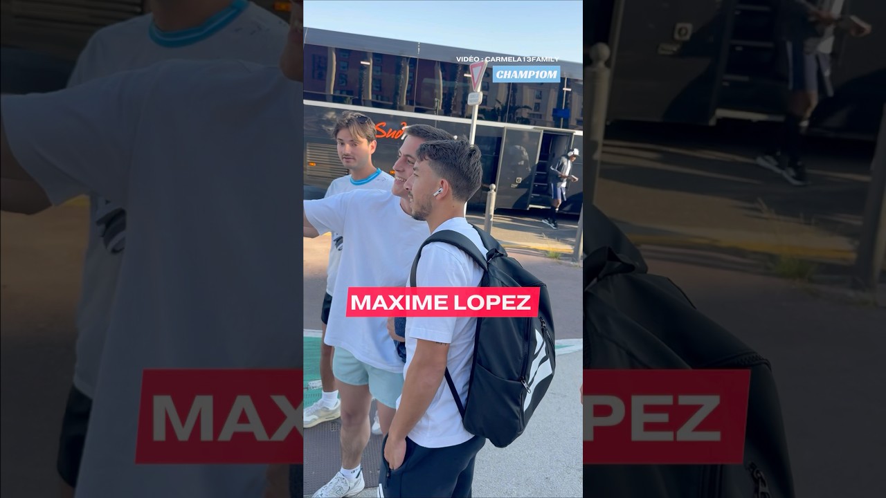Maxime Lopez est arrivé à Marseille et retrouvera le Vélodrome demain avec le Paris FC ! 🔵⚪️