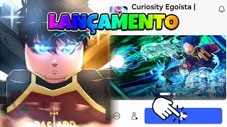 LANÇAMENTO DO EGOÍSTA CURIOSO AMANHÃ! o novo jogo de blue lock dublado do Roblox 