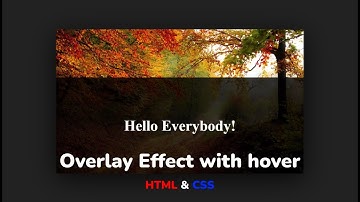 Эффект наложения снизу при наведении на элемент HTML & CSS || Overlay Effect Bottom using HTML & CSS