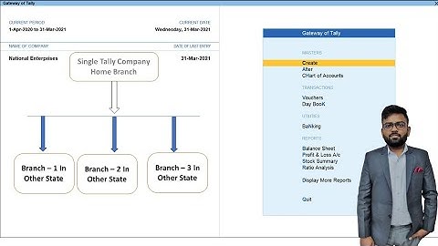 How to use multiple GST Registrations Feature in Tally Prime I Use multiple GST in one Tally