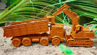 Membersihkan Truk Beko Cakruk Besar, Truk Oleng Panjang, Truk Molen, Damkar,  Kereta Api,Truk Tangki