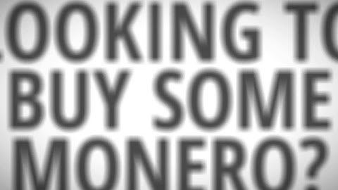 Buy Monero Or Trade For Unity Ingot