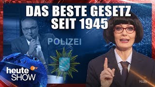 Bayerns Polizeigesetz scheißt auf die Grundrechte (mit Martina Hill) | heuteshow vom 06.04.2018