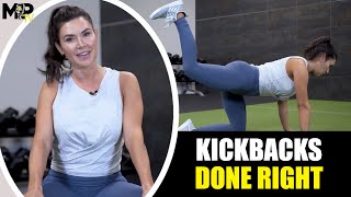 How to PROPERLY Do Donkey Kickbacks for Glute Isolation