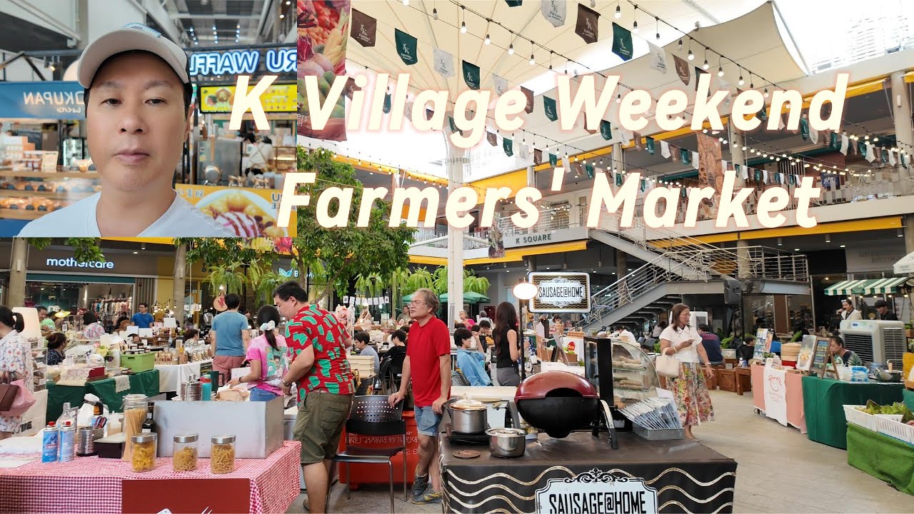 Is K Village farmer's market the coolest market to visit?