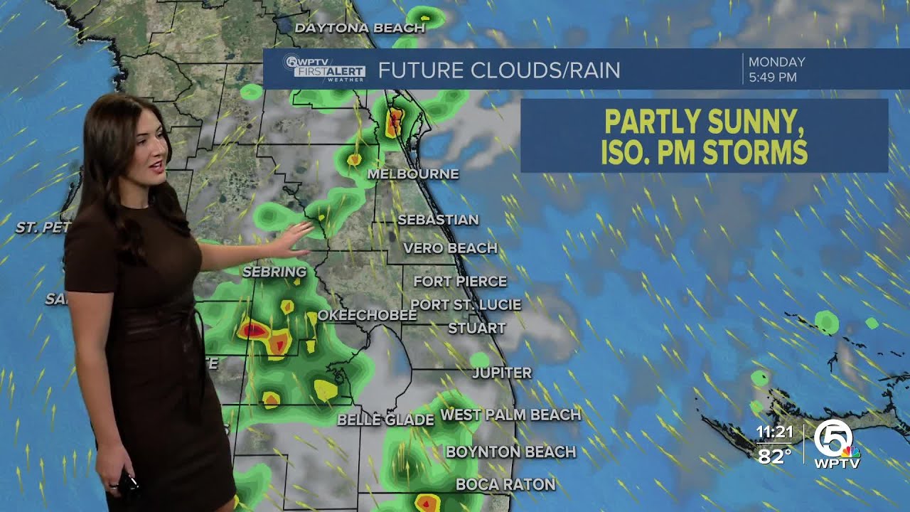 WPTV First Alert Weather Forecast for Night of June 8, 2025 WPTV First Alert Weather Forecast for Night of June 8, 2025