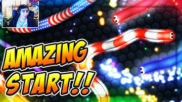 AMAZING START! - SLITHER.IO #3