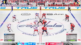 New York Rangers vs Washington Capitals Game 4 Round 1 NHL Playoffs NHL 24 Gameplay