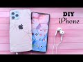 How to make apple iphone 11 pro max from cardboard  diy apple iphone paper easy making iphone