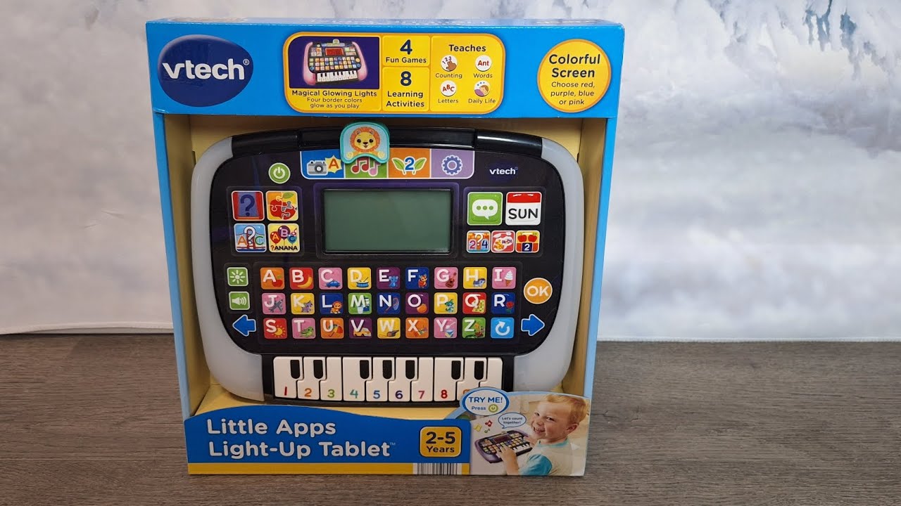 VTech Little Apps Light-up Tablet - YouTube