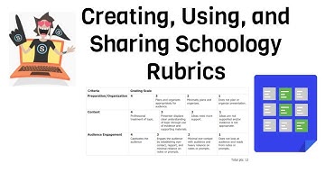 Schoology Rubrics - Creating Using and Sharing Rubrics