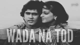 Wada Na Tod | Lata Mangeshkar | Dil Tujhko Diya 1987 | Lofi x Chillstep Mix | Old is Gold