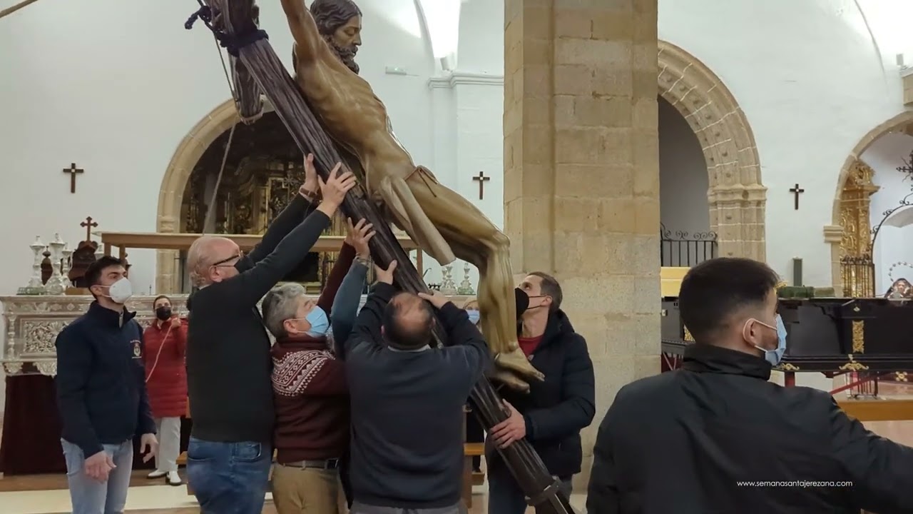 Subida al paso del Cristo de la Piedad. Jerez de los Caballeros 2022
