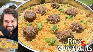One Pan Wonder: Rice And Meatball Dinner