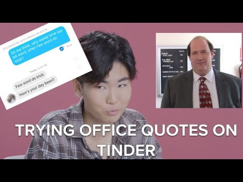 trying-out-lines-from-"the-office"-on-tinder