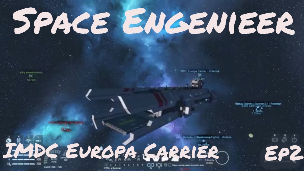 IMDC Europa Carrier |DoubleTony & Alessiotonno| Space Engineers Workshop ep 2