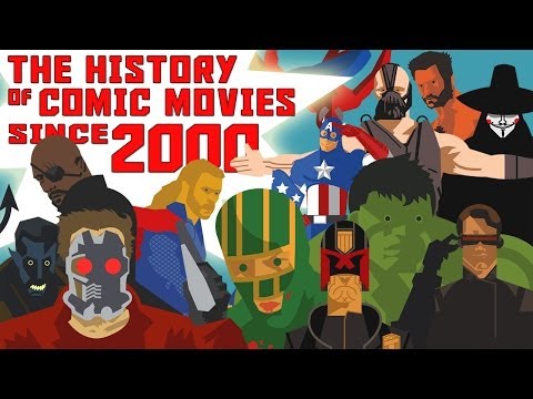 The History of Superhero Comic Movies Part 2 - Movies Since 2000 HD