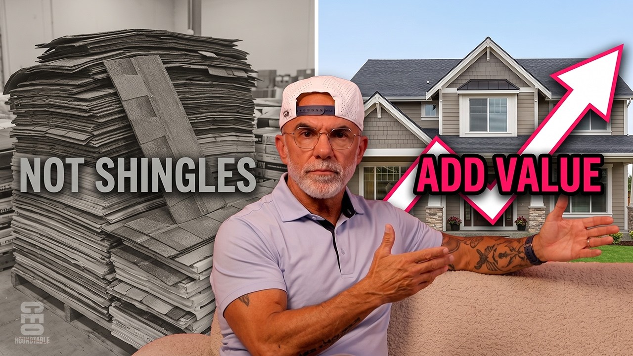 Tony Munoz of Full Strength on the Roofing CEO Podcast talking about how to build a roofing brand that lasts