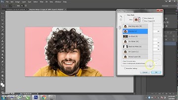 Photoshop Tutorial: Refine Edge & Quick Selection Remove Complex Background