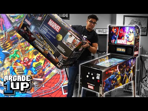 DIGITAL PINBALL!? Arcade1UP Marvel Pinball - ULTIMATE UNBOXING & REVIEW!