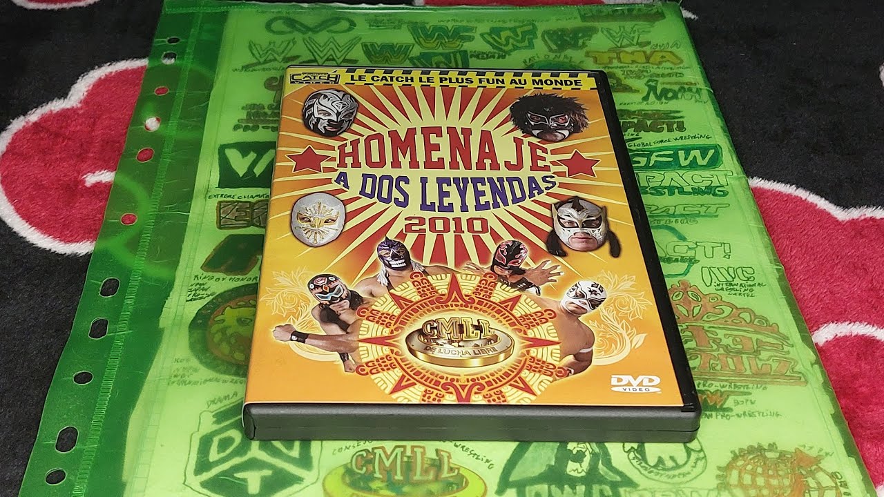 Ma Review Sur Une Pochette De 1 DVD 💿 De Catch Sur La CMLL Homenaje À Dos Leyendas 2010.🇲🇽 