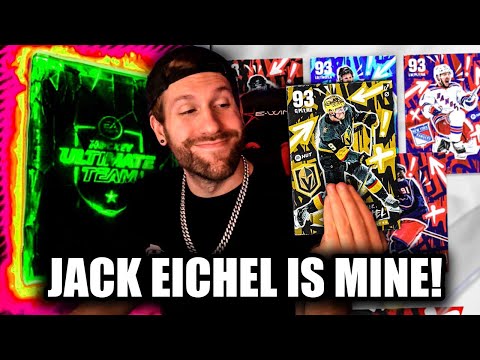 *NEW* 93 JACK EICHEL IS MINE! Opening Ultimate Pack + Style Icon 3.0 Content Review | NHL 24 HUT