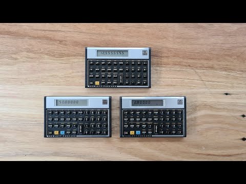 Comparison of HP 10C, HP 11C and HP 15C Scientific Calculators