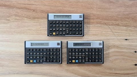 Comparison of HP 10C, HP 11C and HP 15C Scientific Calculators