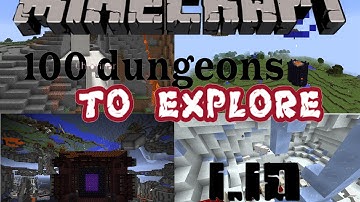 100 dungeons that can be added to your world- minecraft 1.10 custom structures