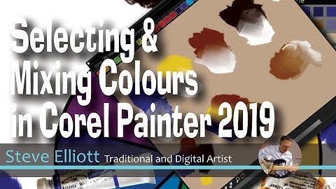 Exploring the Colour Mixer in Corel Painter 2019