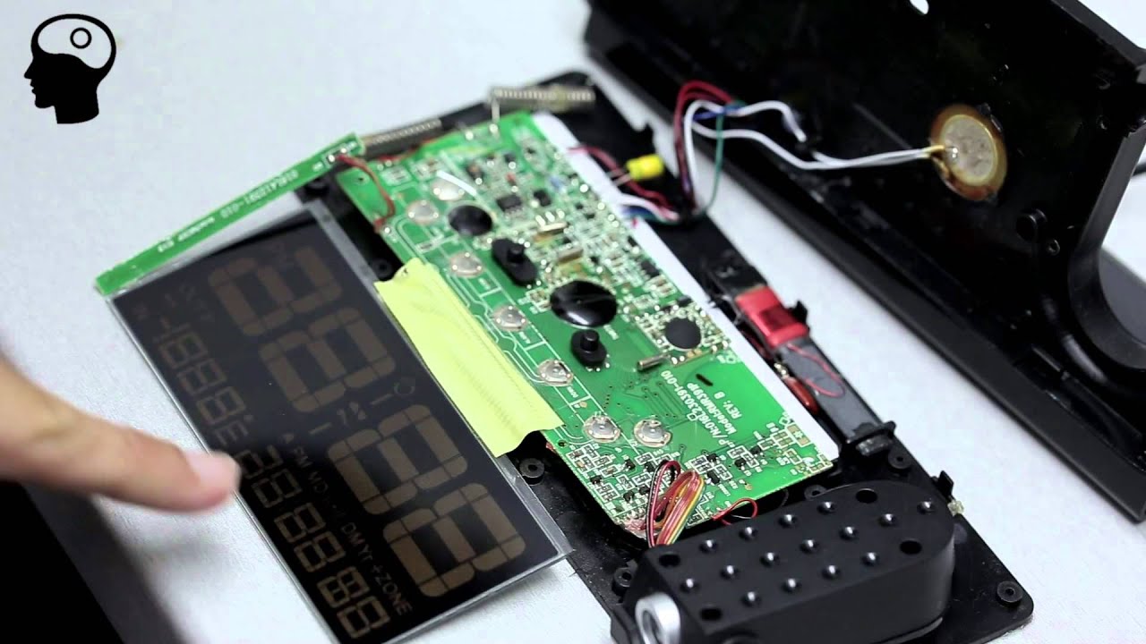 LCD Display Reparatur Oregon Projektionsuhr