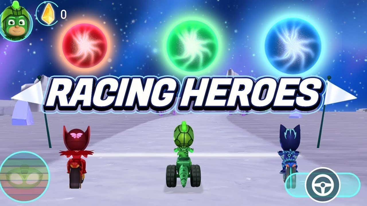 PJ Masks Games | PJ Masks Racing Heroes - New App Game - Owlette Gameplay |  Game for Kids - YouTube