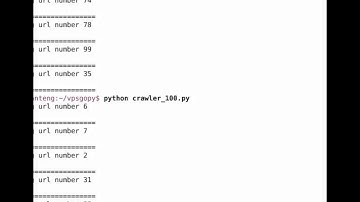 Multithreaded Crawler in Python