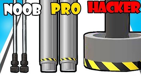 NOOB vs PRO vs HACKER - Weight Press Run PART 1 | Gameplay Satisfying (Android,iOS)