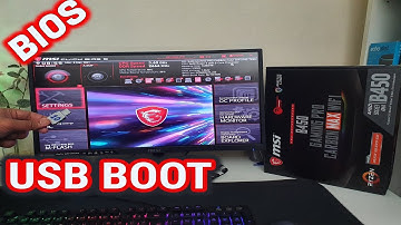 mSi B450 Gaming Pro Carbon Max Wifi Bios And USB Boot
