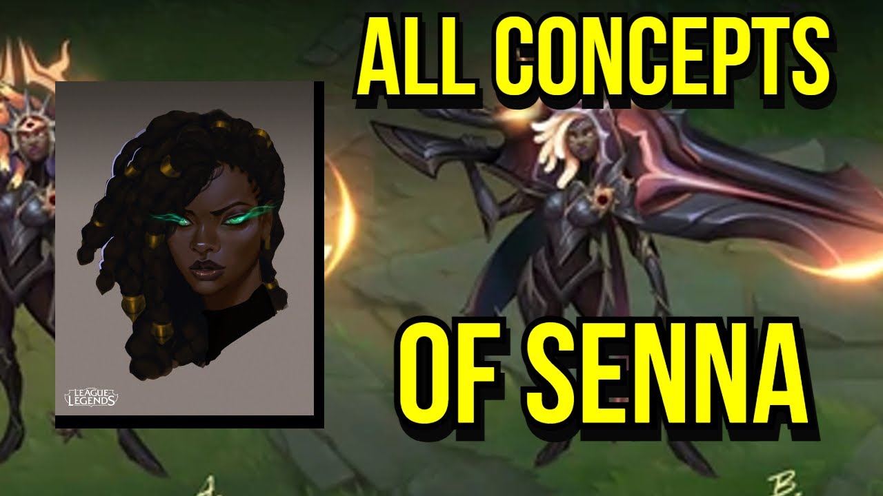 All Concepts of Senna - Star Guardian Senna Was Supposted To Be on PC