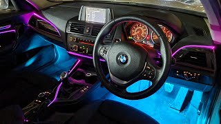 BMW 1 Series F20 Ambient Light Install | RGB LED Car Interior Lights | Car Ambient Lights