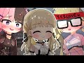 【手描き】小雀ととの隠れオタクになる橘ひなのと英リサ【ぶいすぽっ！/花芽なずな/小雀とと/橘ひなの/英リサ】【マンガ動画/アニメ/VTuber】