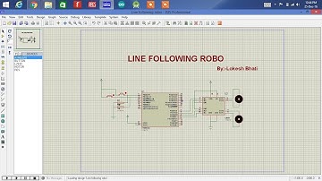 Line follower robo using atmega8 microcontroller